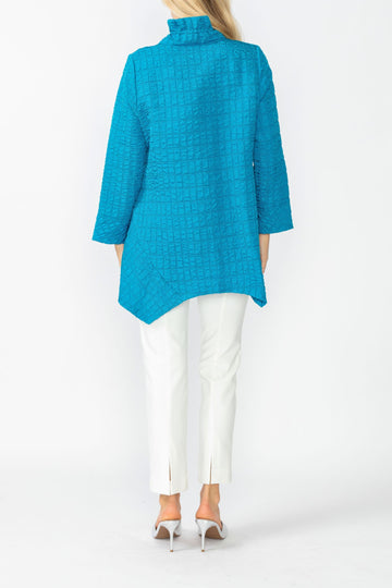 Turquoise Wire Collar One Side Pocket